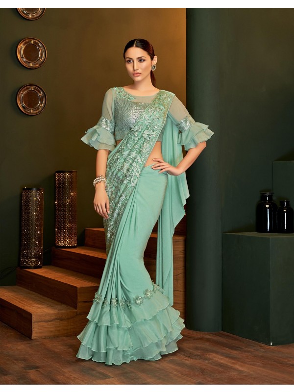 An advanced way to deal with party-wear sarees